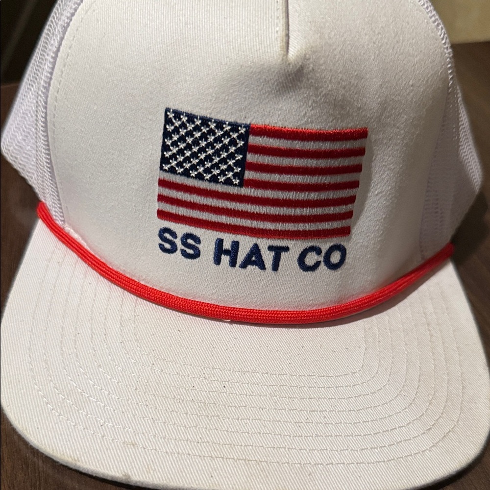 Kids White and Red Cap